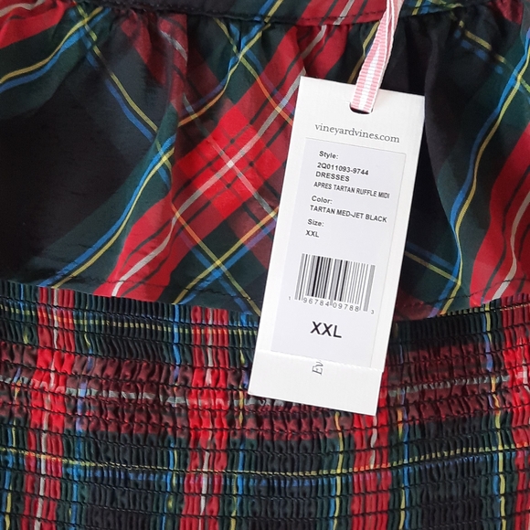 Vineyard Vines Tartan Ruffle Dress - Picture 2 of 9